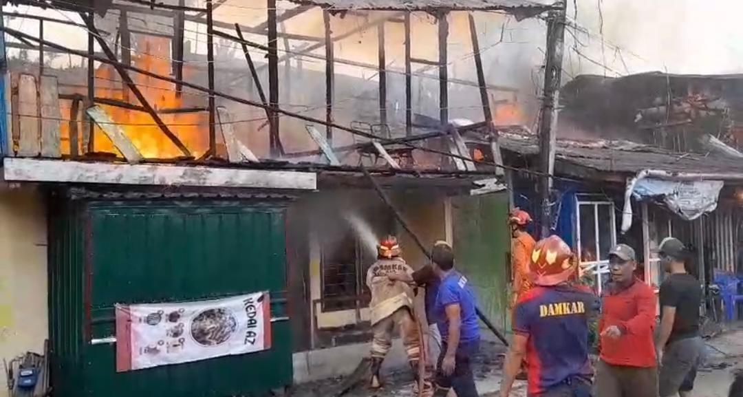 Tiga Rumah di Tarakan Hangus Terbakar, Salah Satunya Milik Ketua FKUB Zainuddin Dalila