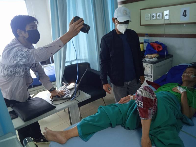 Disdukcapil Tana Tidung Rekam Biometrik Pasien